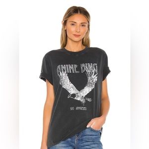 ANINE BING Lili Tee in Washed Black